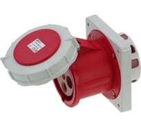 Встраиваемая наклонная розетка INPIN 16A/230V/1P+N+E/IP67, фланец 64x74 CA1475