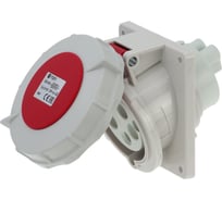 Встраиваемая наклонная розетка INPIN 32A/400V/3P+N+E/IP67, фланец 92x100 CA1551