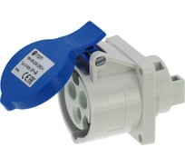 Встраиваемая розетка INPIN 16A/230V/1P+N+E/IP44, фланец 55x55 CA1629