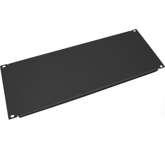 Заглушка (Фальш-Панель) Cabeus 19" 4U, цвет черный (RAL 9004) SH-J019-4U-BK 1