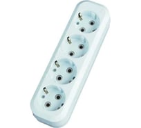 Колодка для удлинителя V.I.-TOK 4-е с/з полистирол /50/80/ 41000