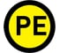 Наклейка "PE" 1шт d20мм EKF an-2-08 92971 1