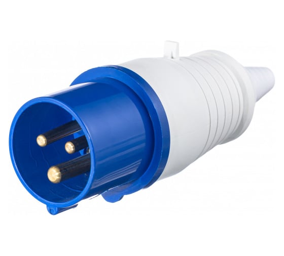 Переносная вилка ВП-102, 16 А, 2 P+E, 220 В, IP44 Dekraft 26001DEK