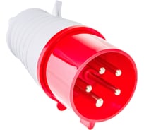 Переносная вилка 32А 3P+E+N 380В тип. роз. 025 IP44 DEKraft 26006DEK 161095