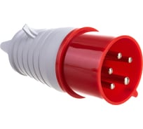 Переносная вилка ВП-102, 32 А, 3 P+E+N, 380 В, IP44 Dekraft 26006DEK