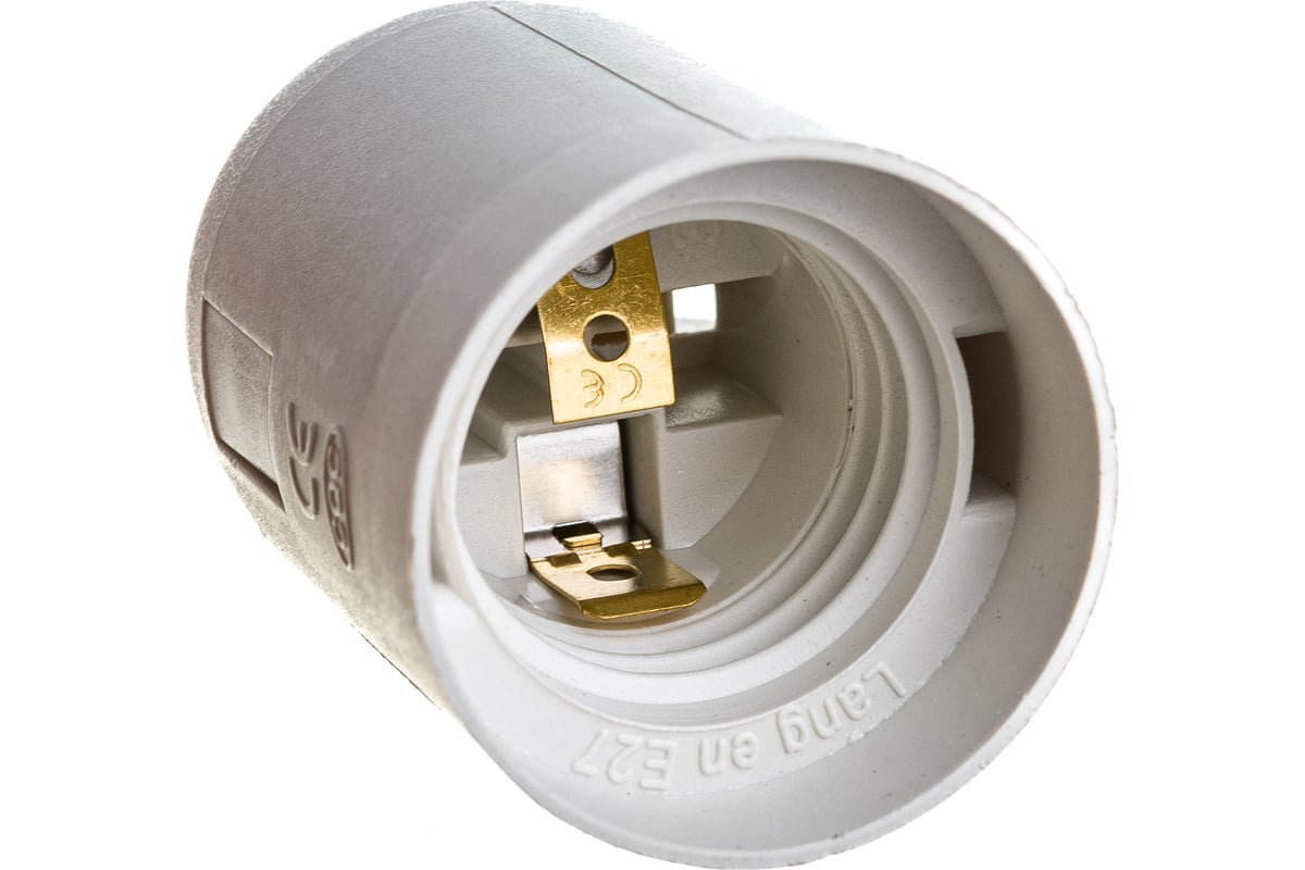 Патрон Е27 подвесной термопластик 4А 250В c этикеткой UNIVersal 5560710 ...