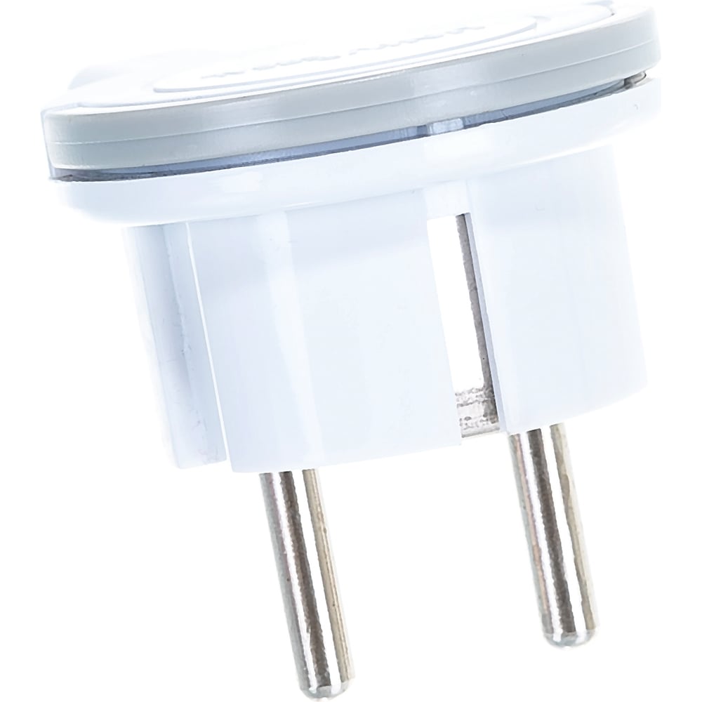 Вилка-невидимка за шкаф с/з, белая 16А 250В UNIVersal 5566874 ...