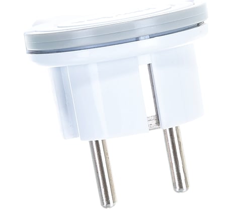 Вилка-невидимка за шкаф с/з, белая 16А 250В UNIVersal 5566874