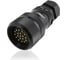 Кабельная вилка Valentini SSX 19 pin IP67 SSX19MVDSSMPN 1