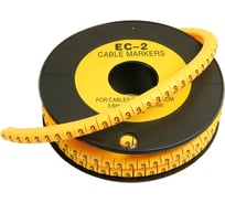 Маркер для кабеля Cabeus д.7.4мм, цифра 3 EC-2-3