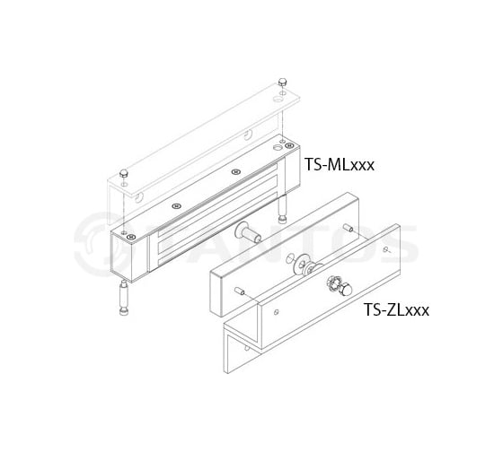 Комплект креплений Tantos TS-ZL300 /Z-уголок для TS-ML300 00-00036040