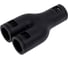 Муфта для гофрированных труб Weyer WQY-PA-15.8/2x15.8B - разветвитель тройник WE3601400 3