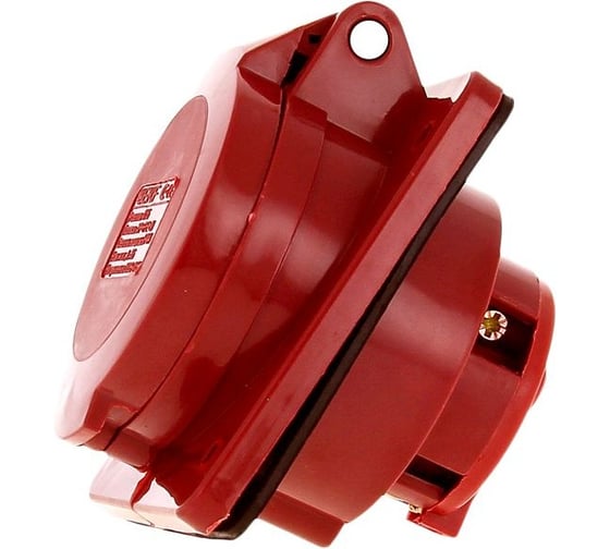 Внутренняя силовая розетка скрытой установки 16A 3P+Е+N 380В IP44 415 EKF ps-415-16-380 126586