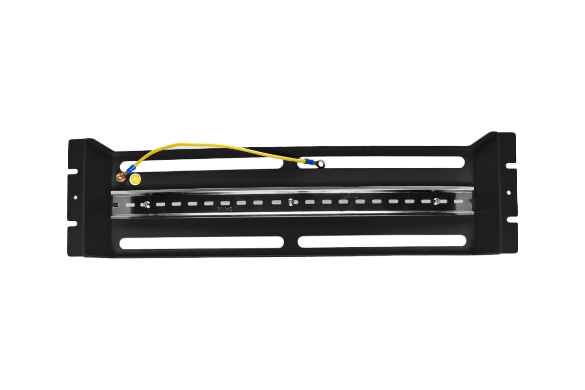 Корпус с DIN-рейкой Cabeus на 22 места, 19 дюймов, 3 юнита, цвет черный ...