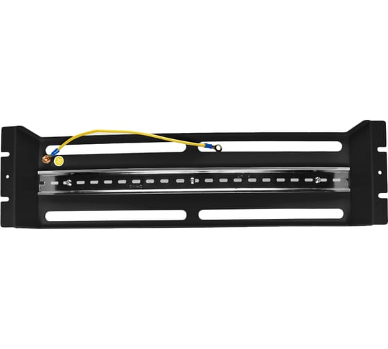 Корпус с DIN-рейкой Cabeus на 22 места, 19 дюймов, 3 юнита, цвет черный (RAL 9004) PS-3U-BK