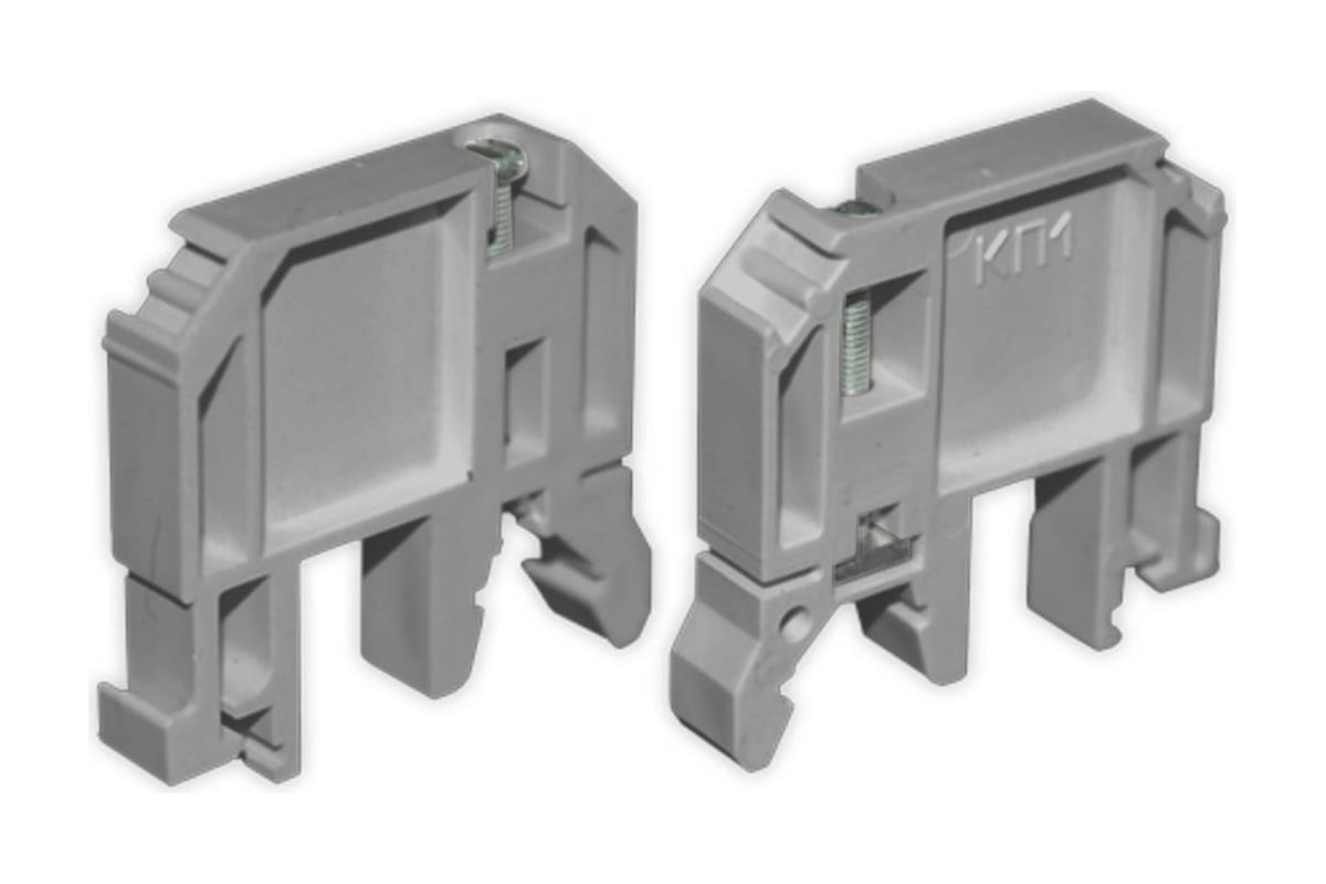 Прижим СПб УПП-5 КП-1 для DIN-рейки Р2-1 упаковка 50 шт. 000000004 ...