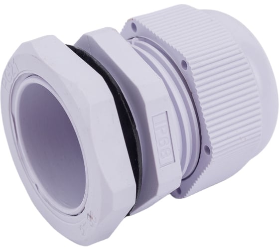 Сальник ГОФРОМАТИК pg 21 пластик (13-18мм) ip68 серый zeta30914