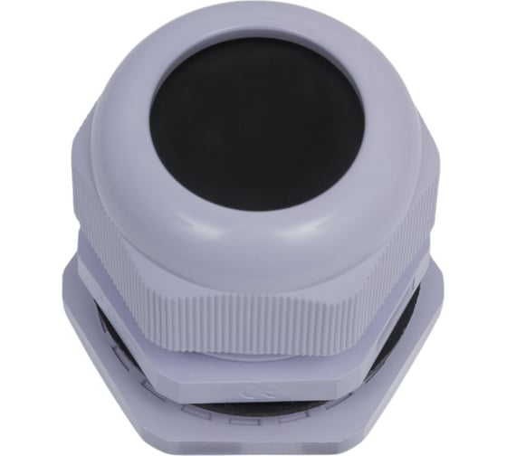 Сальник ГОФРОМАТИК pg 36 пластик (22-32мм) ip68 серый zeta30911