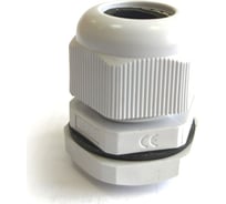 Сальник ГОФРОМАТИК pg 42 пластик (32-38мм) ip68 серый zeta30910