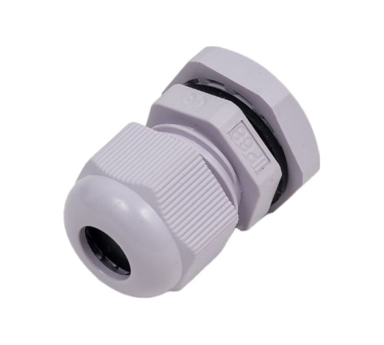 Сальник ГОФРОМАТИК pg 9 пластик (4-8мм) ip68 серый zeta30907