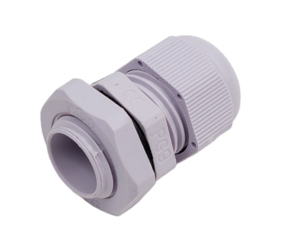 Сальник ГОФРОМАТИК pg 9 пластик (4-8мм) ip68 серый zeta30907