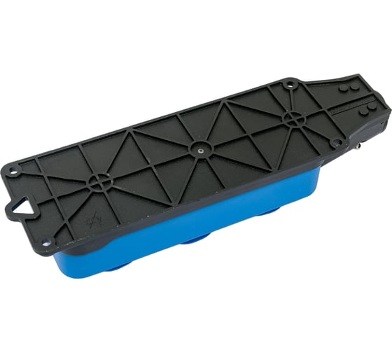 Тройная колодка TP Electric с заглушками, каучук, синяя 2P+E, 1х16A, 220-240V T-Plast 3101-308-0900