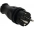 Переносная вилка, каучук, красная 2P+E, 1х16A, 220-240V, IP44 T-Plast 31.01.301.1600 1