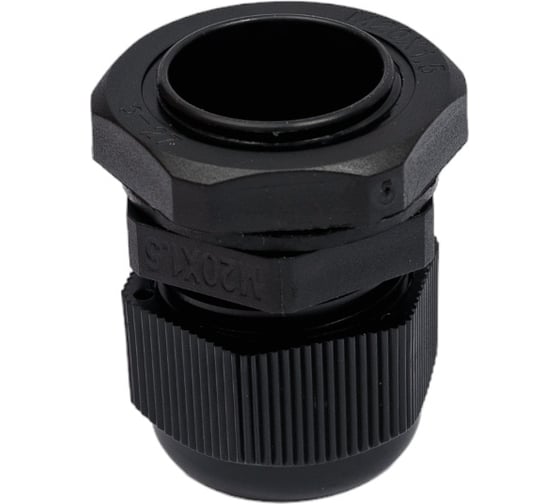 Сальник ГОФРОМАТИК mg 20 пластик (6-12мм) ip68 черный zeta30923