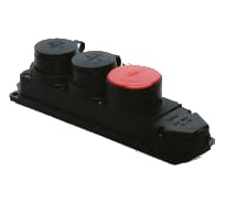 Тройная колодка 3x25A T-Plast 31.04.315.0300