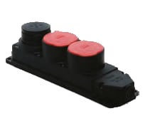 Тройная колодка 3x25A T-Plast 31.04.316.0300