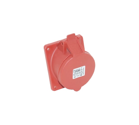 Станковая угловая розетка 3P+E, 4х16А, 380-415V, IP44 T-Plast 31.22.309.1600 1