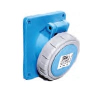 Станковая угловая розетка 2Р+E, 3х32А, 200-250V, IP67 T-Plast 31.25.309.0900