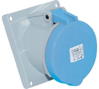 Станковая угловая розетка 2Р+Е +Pilot 63А, IP44 T-Plast 31.28.309.0900