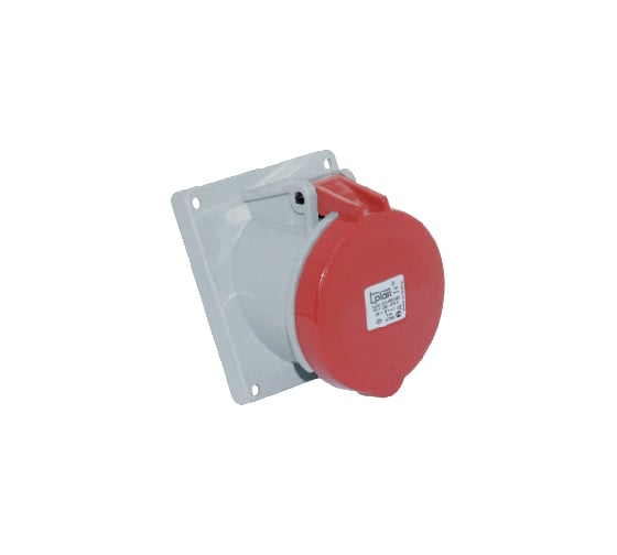 Станковая угловая розетка 3P+E+Pilot, 4х63А, 380-415V, IP44 T-Plast 31.31.309.1600 1