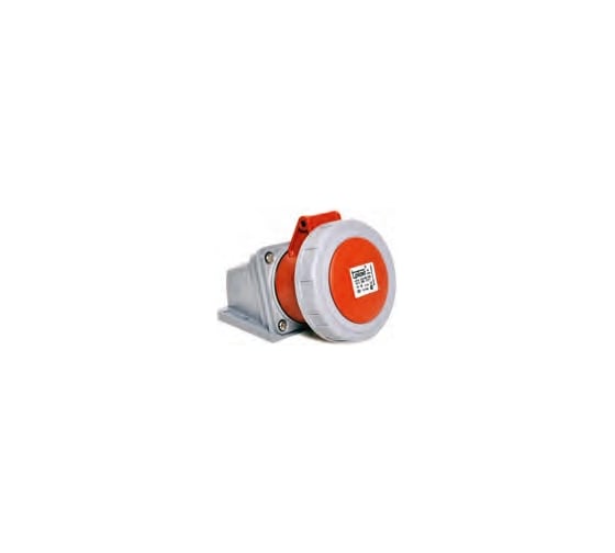 Настенная розетка 3Р+E, 4х16А, 380-415V, IP67 T-Plast 31.23.306.1600