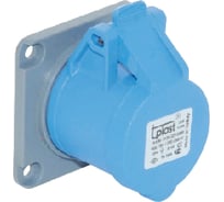 Станковая прямая розетка 2Р+E, 3х16А, 200-250V, IP44 T-Plast 31.20.321.0900