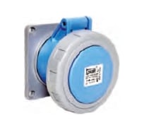 Станковая прямая розетка 2Р+Е 16А, IP67 T-Plast 31.21.321.0900