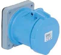 Станковая прямая розетка 2Р+Е+Pilot 63А, IP44 T-Plast 31.28.322.0900