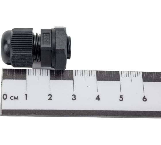 Сальник ГОФРОМАТИК mg 12 пластик (3-6,5 мм) ip68 черный zeta30925