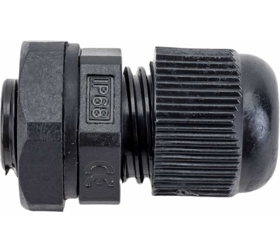 Сальник ГОФРОМАТИК mg 12 пластик (3-6,5 мм) ip68 черный zeta30925