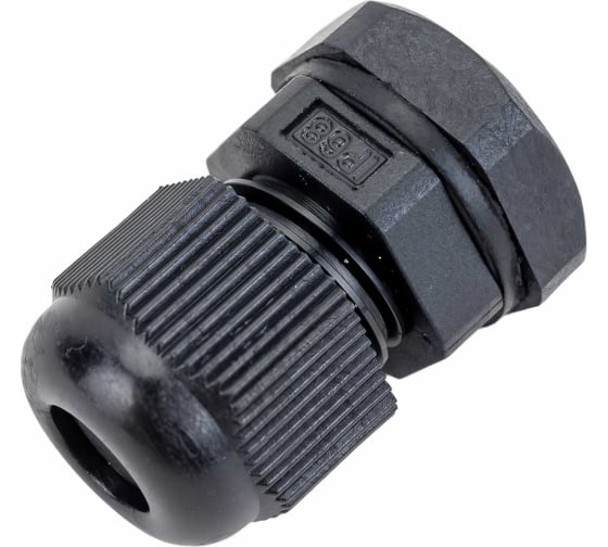 Сальник ГОФРОМАТИК mg 12 пластик (3-6,5 мм) ip68 черный zeta30925