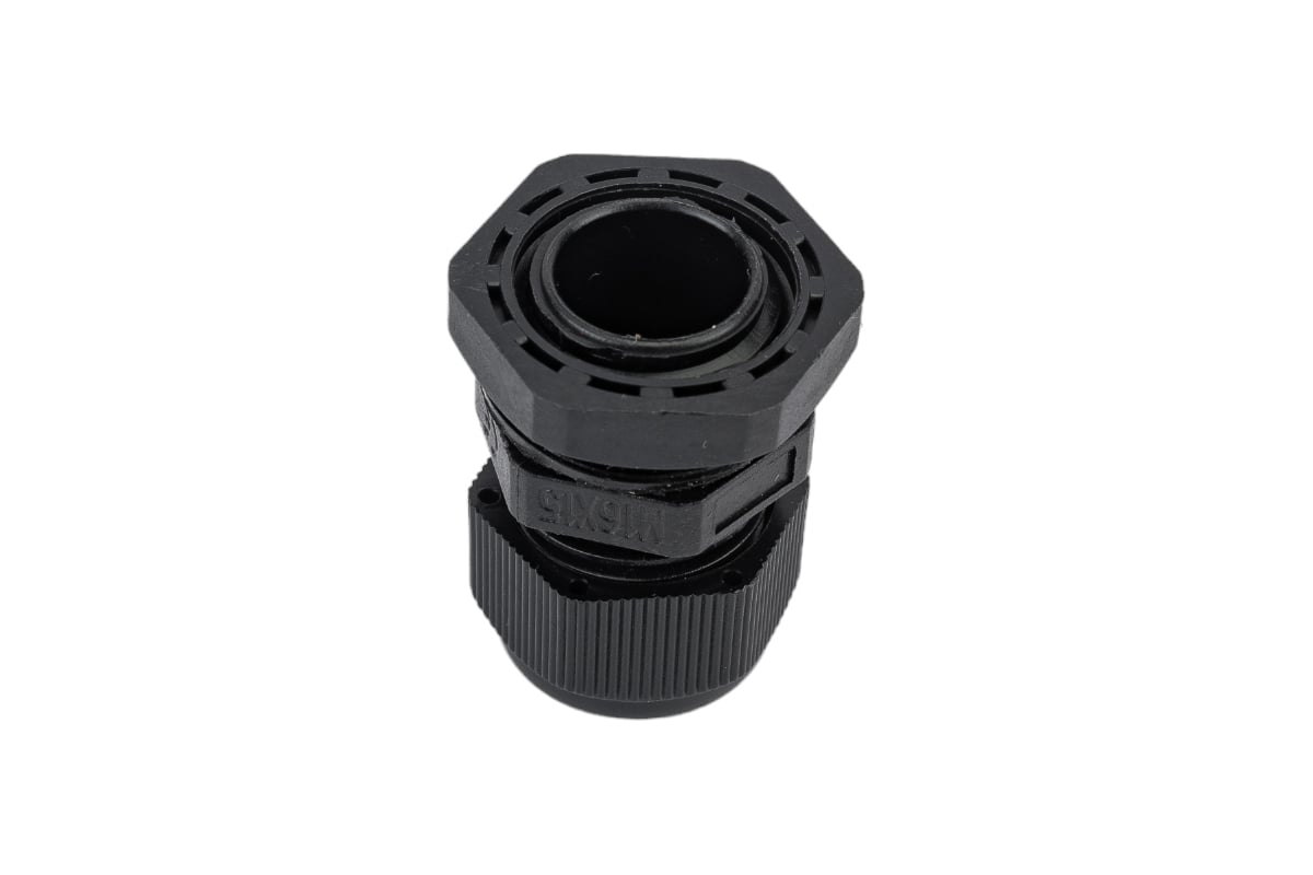 Сальник ГОФРОМАТИК mg 16 пластик (4-8мм) ip68 черный zeta30924 ...