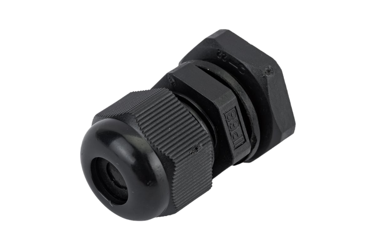 Сальник ГОФРОМАТИК mg 16 пластик (4-8мм) ip68 черный zeta30924 ...