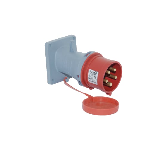 Станковая угловая вилка 3P+N+E, 5х16А, 380-415V, IP44 T-Plast 31.05.318.1600 1