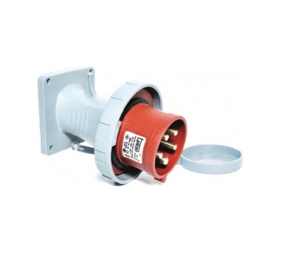 Станковая угловая вилка 3Р+Е+N 16A, 380-415V, IP67 T-Plast 31.06.318.1600 1
