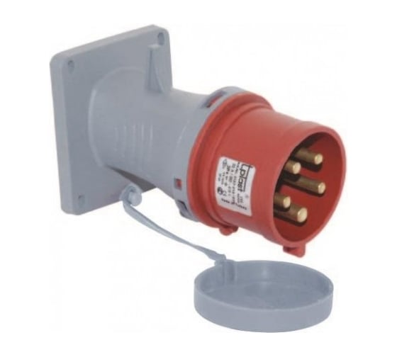 Станковая угловая вилка 3P+N+E, 5х32А, 380-415V, IP44 T-Plast 31.07.318.1600 1