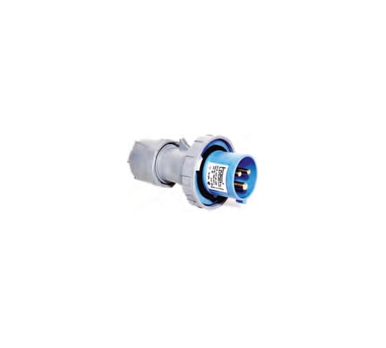 Переносная вилка 2Р+E, 3х16А, 200-250V, IP67 T-Plast 31.21.301.0900 1