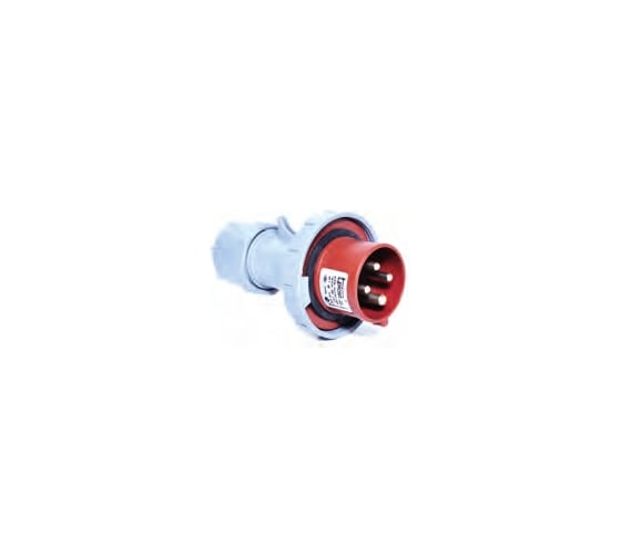 Переносная вилка 3P+E, 4х32А, 380-415V, IP67 T-Plast 31.27.301.1600