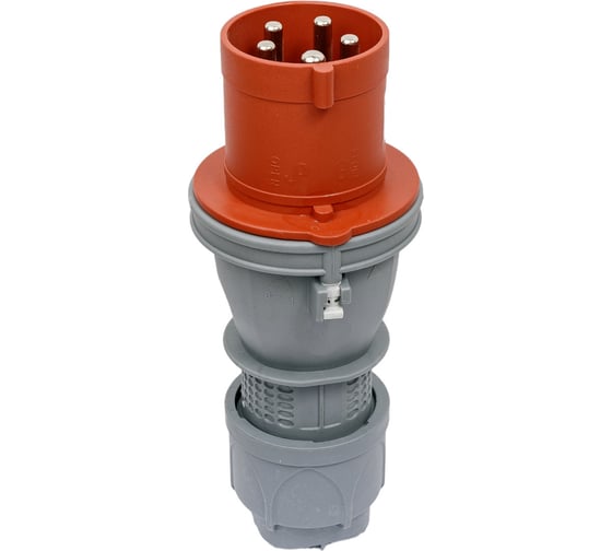 Переносная вилка TP Electric 3P+N+E+Pilot, 5x63А, 380-415V, IP44 3133-301-1600