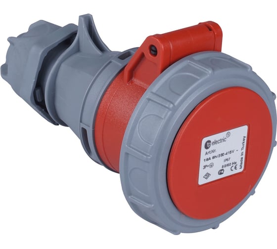 Переносная розетка TP Electric 3P+N+E, 5х32А, 380-415V, IP67 3008-304-1600